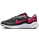 NIKE Revolutin 7 Sneaker, Black Hyper Pink White, 3 UK