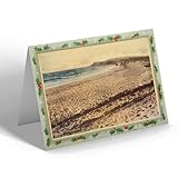 CHRISTMAS NOTELET - Vintage Cornwall - Widemouth Bay (cc)