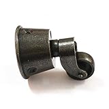 1.5" Solid Brass Vintage Round Cup Caster in Castor Swivel Wheel Caster for Furniture Brown