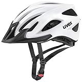 uvex Viva 3 - Lightweight All-Round Bike Helmet for Men & Women - Individual Fit - Washable Interior - White Matt - 52-57 cm