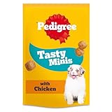 Pedigree Tasty Minis - Puppy treats, chewy cubes with chicken - training treats, Pack of 8 (8 x 125 g)