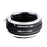 K&F CONCEPT Lens Mount Adapter Compatible for Sony Alpha Minolta AF A-Type Lens to NEX E-Mount Mirrorless Camera