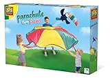 SES Creative Parachute Set with Flying Toucan, Play With 2-6 Children, Indoor Outdoor Game for Active Fun, Bounce the Toucan and Watch it Fly