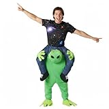 Morph Alien Piggyback Costume, Alien Costume Adults, Piggy Back Costumes Adults, Halloween Costumes Men