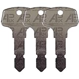 3x Ignition Switch Keys Replacement for Timberwolf Wood Chipper Kubota New B 728 Tractor