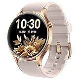 Smart Watch for Women, Answer/Make Call, 1.32'' AMOLED Ultra-Clear Screen Fitness Trackers with Heart Rate/Sleep/SpO2 Monitor, Smartwatch for iPhone/Samsung/Android, 110+ Sport Modes, 3ATM Waterproof
