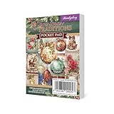 Hunkydory Christmas Traditions Pocket Pad - 64 Pages A7 - 16 Designs - 4 of Each - Coated Paper