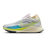NIKE Men's React Pegasus Trail 4 Gore-tex Sneaker, Wolf Grey Volt Stadium Green Baltic Blue, 10.5 UK