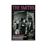 The Smiths Poster Vintage Rock Band Music Cover Music Posters for Room Aesthetic Canvas Wall Art Bedroom Decor12x18inch(30x45cm)