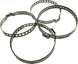 Boltza CV Boot Clips Stainless Steel for Axle Joint, CV Boot Clamp, CV Boot Repair Kit, 25-50mm and 40-110mm, Set of 2 Pairs (4 Clamps)