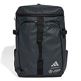 adidas Unisex MERCEDES - AMG PETRONAS FORMULA ONE TEAM HYBRID BACKPACK, carbon/black/REFLECTIVE SILVER, One Size
