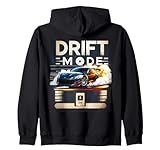 Drift Mode On Drifting Cars Men Auto Racing Mechanic Drift Zip Hoodie