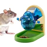 Jevnd Rat Enrichment Toys, Interactive Foraging Toys for Rats, Intelligence Growth Rat Enrichment Puzzle Games, Treat Dispensing Slow Feeder for Rats Cage Toy, Bird Foraging Toy for Parakeet Conure