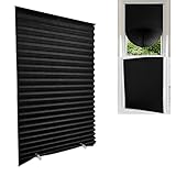 Temporary Blinds for Windows,No Drill Blinds Stick on Curtains for Bedroom Kitchen Bathroom Windows,Light Filtering Privacy Protection,Easy to Cut and Install with 2 Clips