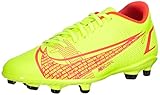 NIKE Vapor 14 Club FG/MG Mens Football Boots CU5692 Sneakers Shoes (UK 9 US 10 EU 44, Volt Bright Crimson 760)