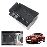 GAFAT Compatible with Nissan Juke F16 / Hybird 2020-2024 2025 Centre Console Storage Box, For UK RHD Juke F16 From 2020 Armrest Organiser Tray Glove Box with Non-slip Mat, Juke Accessories 2024