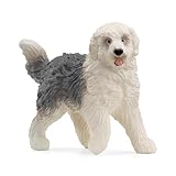 SCHLEICH 13968 Old English Sheepdog, from 3 years FARM WORLD - Figurine, 3 x 8 x 6 cm