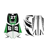for Kid Minibike Pit Dirt Bike Parts Motorcycle Body Decal Graphics Sticker Fairing Full Kit