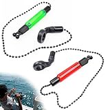 HGOCAHUZI 2 Pcs Light Fishing Bobbins Fishing Hangers Bobbins Carp Fishing Bite Indicators for Carp fishing Night fishing Carp Accessories Outdoor Rod