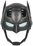 DC Comics, Armor-Up Batman Mask with Visor, 15+ Sounds and Phrases, Lights Up, Batteries Included, Super Hero Costume, Kids Roleplay for Boys and Girls Aged 4+