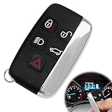 Jaguar Key Fob Case, 5 Button Remote Car Key Shell Case, Smart Car Key Shell Cover, New Remote Key Shell Case Fob for JAGUAR JLR XJ XJL XF