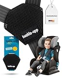 Buckle-upp Anti-Escape Device for Child Car Seats – Prevents Children Unbuckling – Buckle Guard for 3- and 5-Point Harness – Car Seat Safety Lock – Compatible with Group 1 – Black