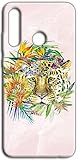 Mixroom - Cover Back Case in Soft TPU Silicone for Motorola Moto One Vision Design Jaguar Watercolor L1155