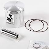 1984 Honda CR250R Piston Kit - 0.50mm Oversize to 66.50mm, Manufacturer: Wiseco, 66.50MM 526 HON PISTON, WISECO