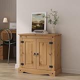 Corona Sideboard Cupboard 2 Door Solid Pine Wood