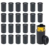 Sgehai 30pcs plastic film canisters,film jars with lid, camera film cans,reusable waterproof film jars for science activities