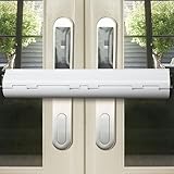 Lock for Patio French Security Lock - French Door Security Lock for French Double Doors with 2 Handle