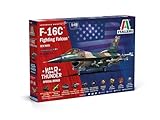 ITALERI 35105 F-16C Fighting Falcon - War Thunder Model Kit/Model Plastic Model - 1:48 Scale