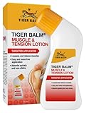 Tiger Balm Muscle & Tension Lotion (80ml), with No Mess Applicator, for Muscle Tension, Loosens & Relaxes Muscles