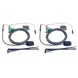 Oikabio 2X Finger PTT 8 Pin Hands-Free Microphone for ICOM IC2200H IC-2200H IC2720 IC-2720 IC2820 IC-2820 IC2730 IC-2730 Radio