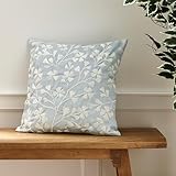 Catherine Lansfield Brooke Floral 45x45 cm Cushion Duck egg Blue