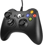Controller for Xbox 360 PC, USB Gaming PC Controller for Xbox 360, Upgraded Design Ergonomic Cable Gamepad for Windows XP/Vista/7/8/8.1/10