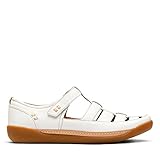 Clarks Ladies Unstructured Casual Shoes Un Haven Cove - White Leather - UK Size 4.5E - EU Size 37.5 - US Size 7W