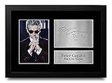HWC Trading FR Peter Capaldi Gift Signed FRAMED A4 Printed Autograph Doctor Dr Who Gifts Photo Picture Print Display