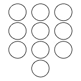 Briny River 10pcs Motorcycle Oil Filter O-Ring Seal 91302-KF0-003 54x2.4mm Compatible with Honda FMX 650 FX 650 XR 650 L