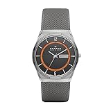 Skagen Melbye Three-Hand Watch with Stainless Steel Mesh Band