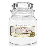 Yankee Candle Tea Light Scented Candle, Glass, White, Small Jar