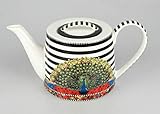 Jameson and Tailor Peacock Design Porcelain Bone China Teapot