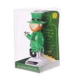 Lucky Larry The Good Luck Leprechaun Solar Powered Dancing Figurine Ornament