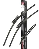 HQ Automotive Wiper Blades for Citroen C4 Picasso, (Mk1) (2008-2013) Front Rear Kit, Adr03-237|Hq14B