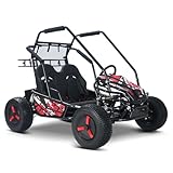 FunBikes Funkart 2000W 60V 20Ah SLA Red Kids Electric Off-Road Buggy – 2-Seater, Fully Automatic, Safe & Rugged