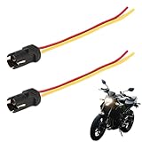 T10 W5W Auto Light Bulb Socket Lamp Holder Connector Extension x 2 pcs