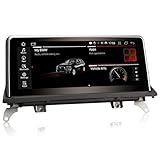 Erisin 10.25 inch 8-Core 4GB+64GB Android 14 Car Stereo Bluetooth with Sat Nav for BMW X5 E70 X6 E71 (2011-2013) CIC System Support GPS CarPlay Android Auto DAB+ WiFi 4G TPMS SWC DVR USB IPS Screen