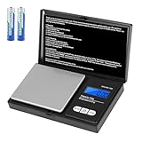 Oderra Mini Scale Digital Kitchen Scales 700g x 0.01g Pocket Scales Precision Scale with Back-Lit LCD Display, 2 Batteries Included - Ideal for Jewellery, Gold, Coffee, Herb, Weed, and Food