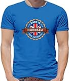 Made in HORNSEA 100% Authentic - Mens T-Shirt - Royal Blue - 3XL