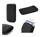 DFV mobile - Neoprene Waterproof Slim Carry Bag Soft Pouch Case Cover for GOOPHONE M8 - Black